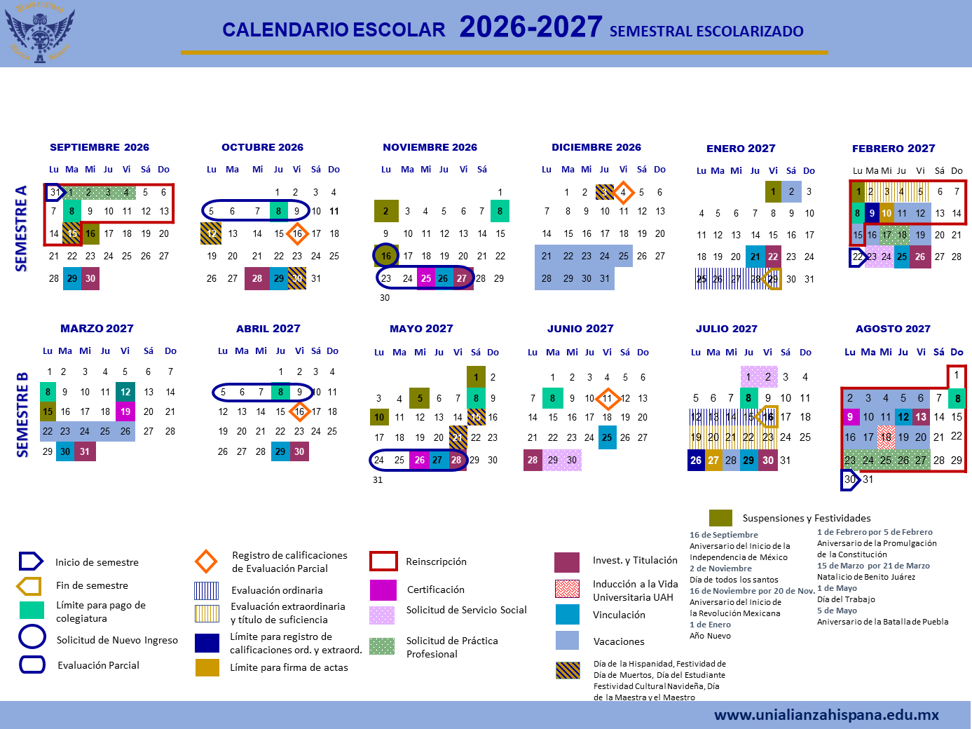 Semestral Escolarizado